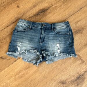 Lila Ryan Distressed Shorts
